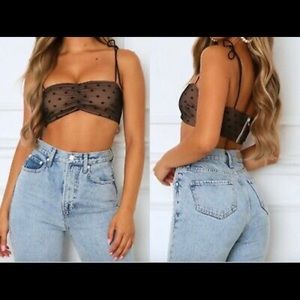 WORN ONCE WHITE FOX BOUTIQUE TOP